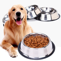 Stainless Steel Pet Dog Bowl Food Storage Container Dog Food Bowl Water