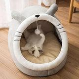 Cat Bed House Kennel Nest Round Pets Sleeping Cave Kitten Beds Pet Basket