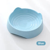 Pet Dog Cat Food Bowl Cat Water Feeding Bowl Durable Plastic Standing