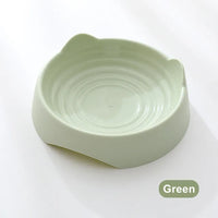 Pet Dog Cat Food Bowl Cat Water Feeding Bowl Durable Plastic Standing