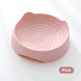 Pet Dog Cat Food Bowl Cat Water Feeding Bowl Durable Plastic Standing