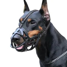 Big Dog Muzzle Mouth Cover Prevent Biting Screaming Eat Small Large Do